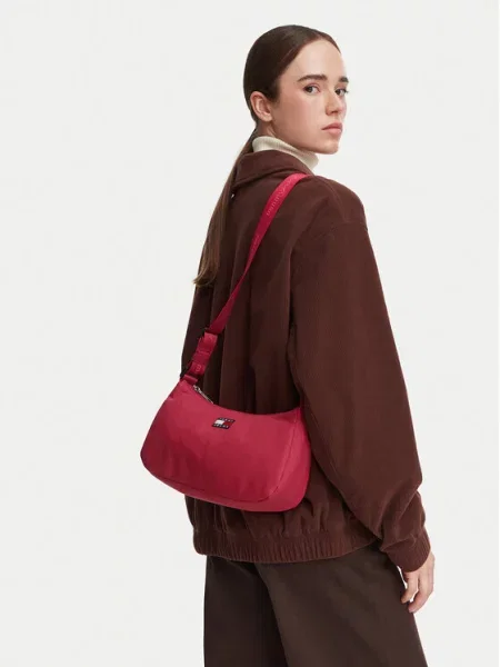Tommy Jeans Torba za na rame ESS DAILY magenta ružičasta
