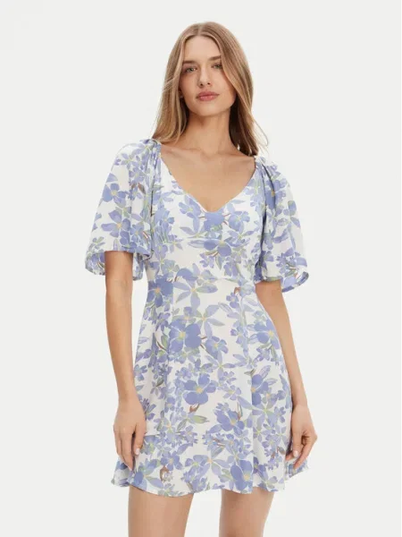 Roxy Rochie de vară Mercado Mini Crepe alb