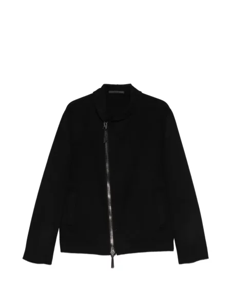 Geacă Giorgio Armani asimetrică negru