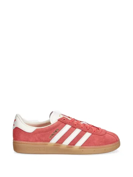 Pantaloni Adidas tricotate cu autograf alergare albastru