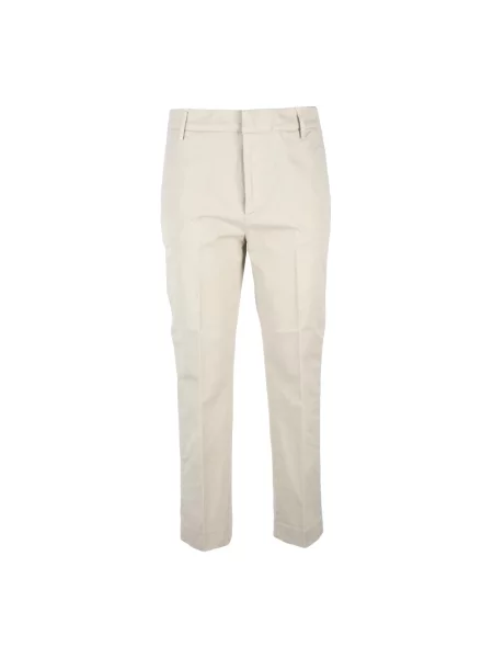 Spodnie Dondup o krotszym kroju beżowe