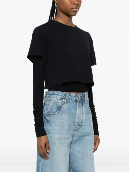 Koszulka Agolde niebieska