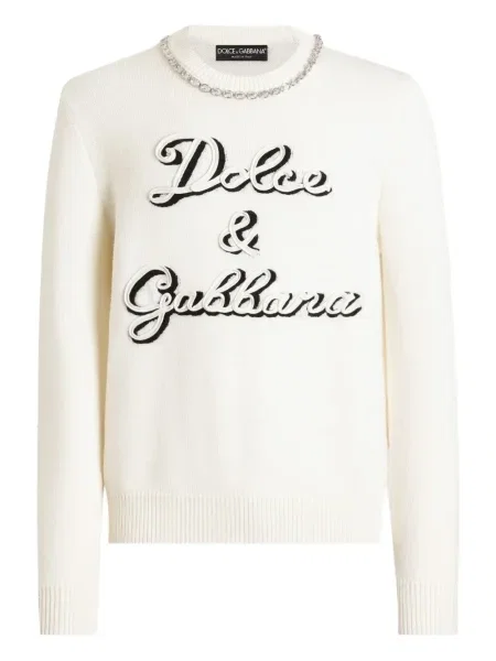 Pulover Dolce & Gabbana alb