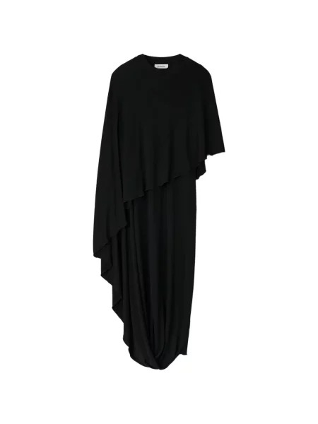 Rochie midi Rodebjer asimetrică negru