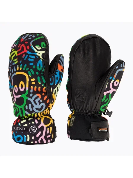 Детски скиорски ръкавици Level Vertigo Mitt Teen pattern