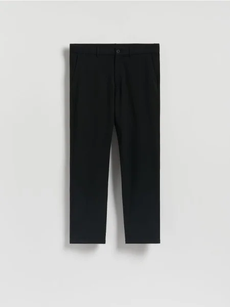 Reserved Pantaloni chino slim cu adaos de negru
