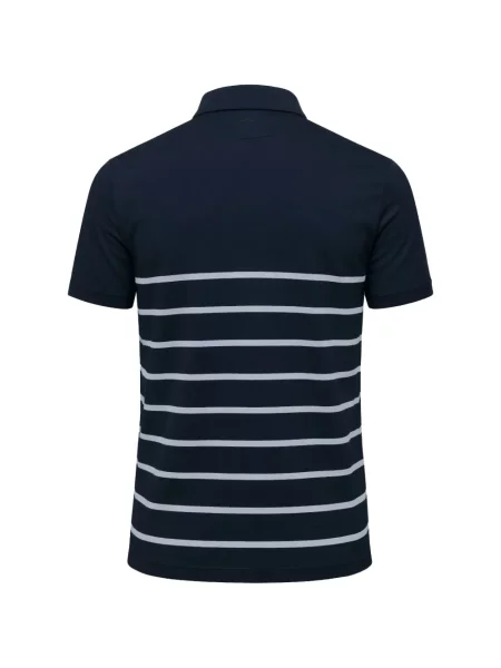 Ριγέ polo Paul & Shark μπλε