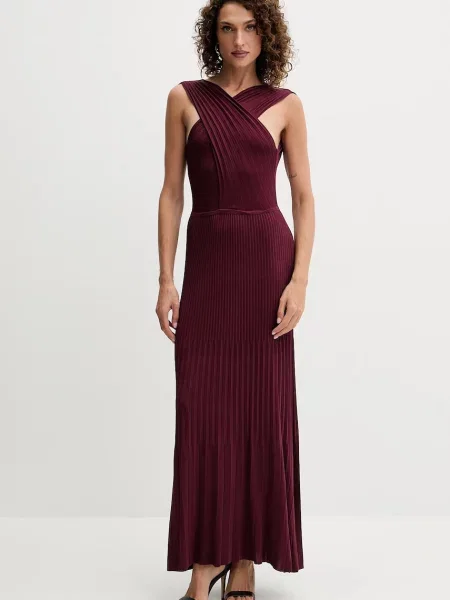 Twinset rochie bordo