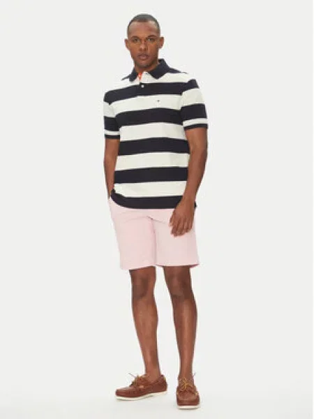 Tommy Hilfiger Šortky z materiálu Brooklyn růžová