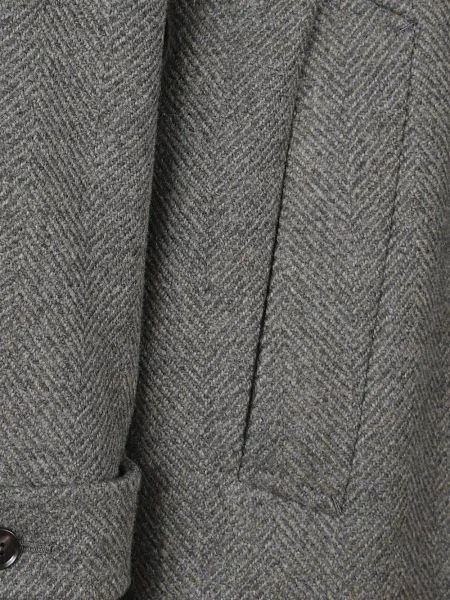 Kabát Zegna sivá