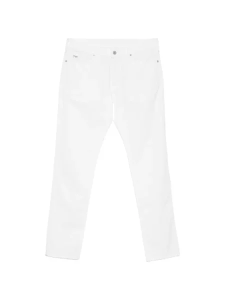 Blugi Emporio Armani cu 5 buzunare alb