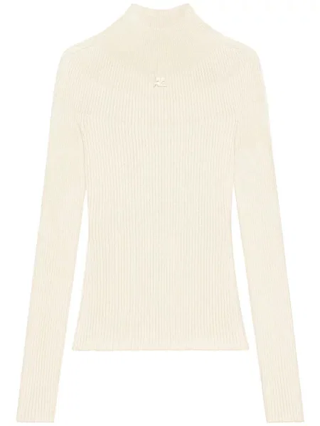 Pulover Courreges alb