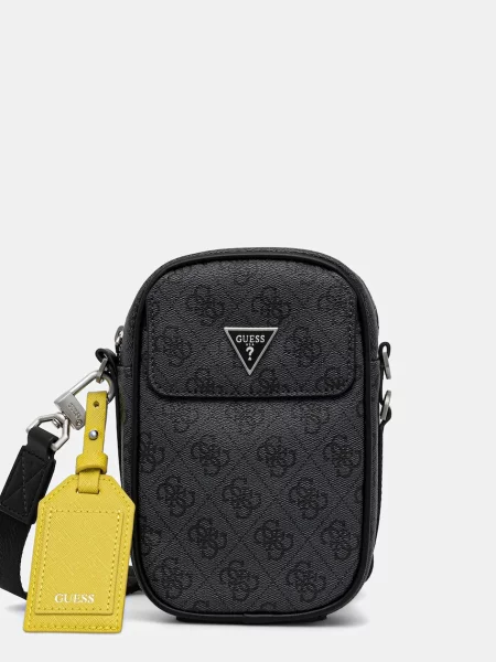 Чанта през рамо Guess MILANO HMMILO сиво