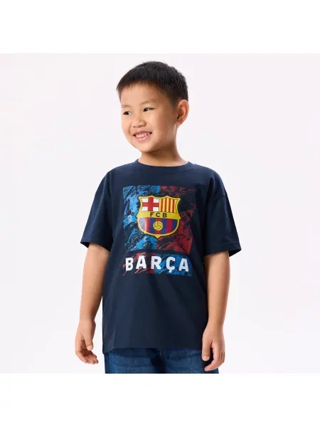 Reserved FC Barcelona póló tengerészkék
