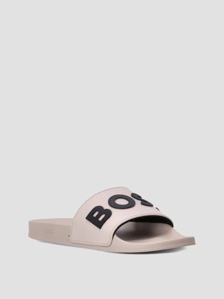 Шльопанці Boss бежеві