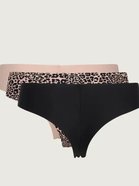 GUESS Tanga maro deschis / auriu / negru roz