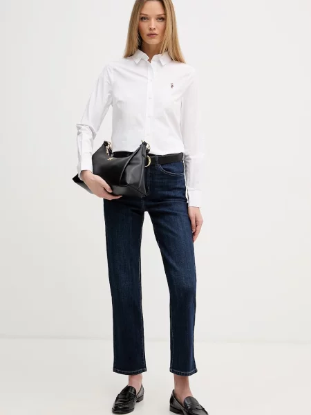 DKNY straight traperice ženske plava
