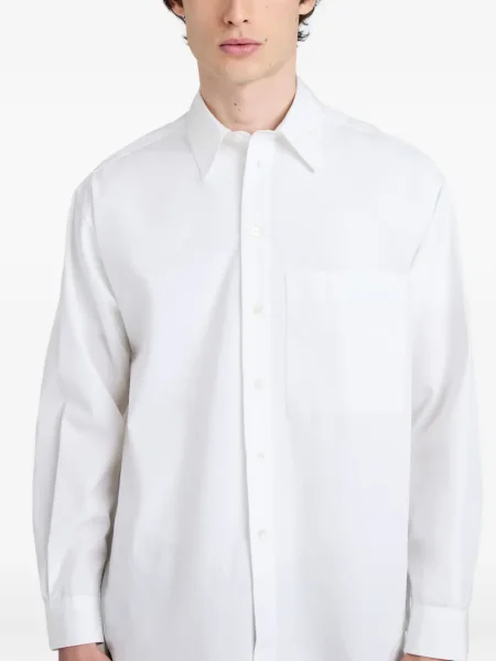 Cămașă Proenza Schouler din poplin alb