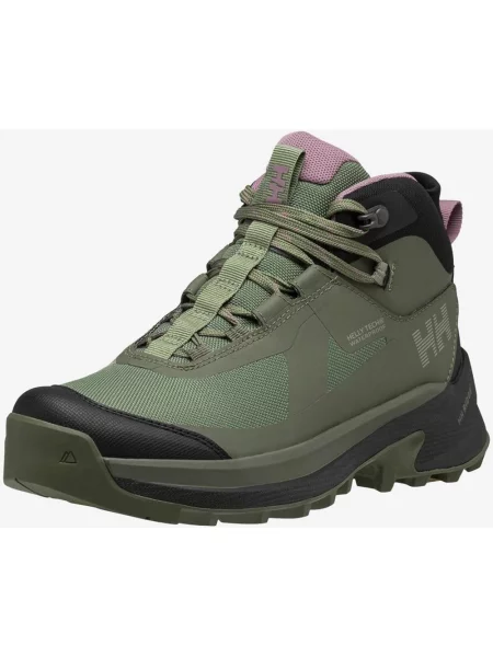 Buty trekkingowe Helly Hansen Cascade Mid V2 zielony oliwkowy różowy 36 czarny