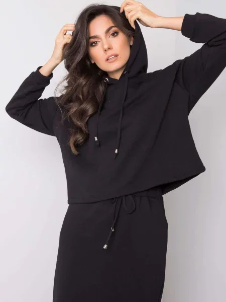 Fustă Fashionhunters negru