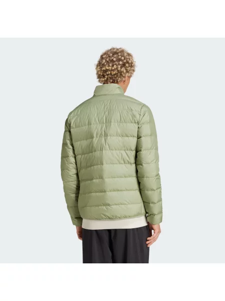 Péřová bunda Adidas zelená