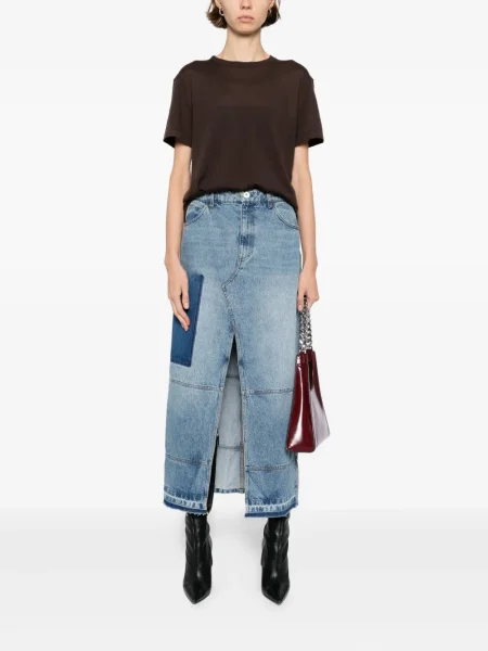 Tricou Co Collection din cașmir maro