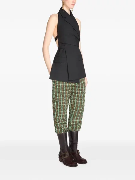 Top Dries Van Noten de lână negru