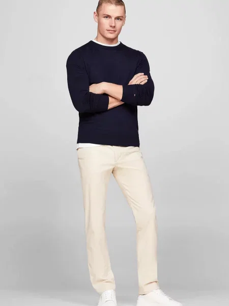 Вовняний светр Tommy Hilfiger синій