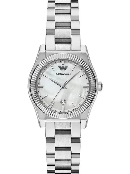 Emporio Armani Ceas analogic argintiu alb