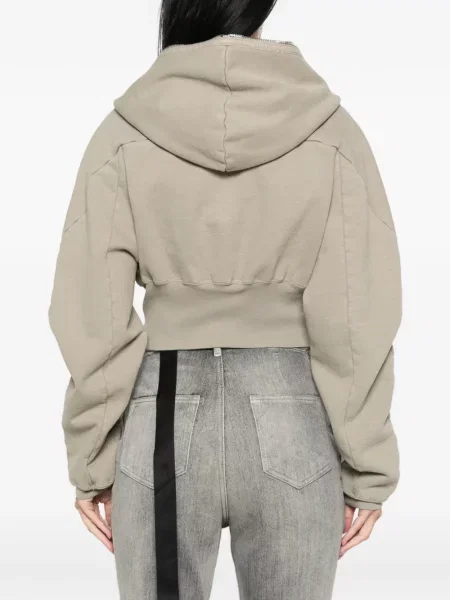 Decupat hanorac cu glugă Rick Owens Drkshdw gri