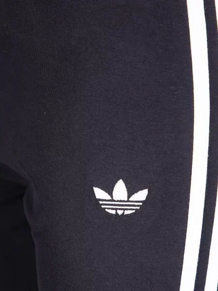 Legginsy Adidas w paski czarne