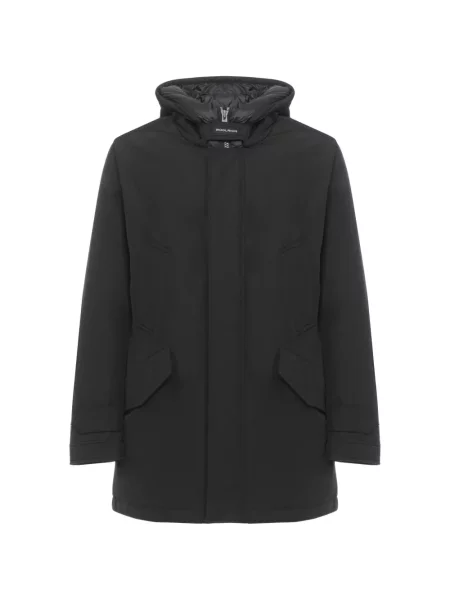 Palton Woolrich cu autograf negru