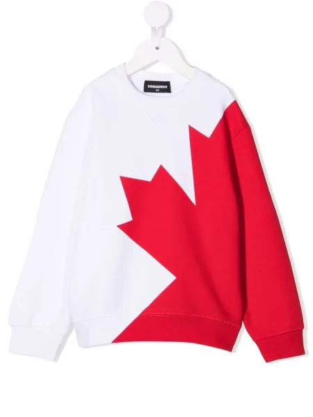 Bluza dziecięca Dsquared2 biała