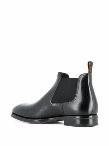 Боти тип челси Santoni черно