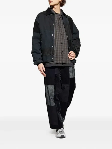 Samt hlače Comme Des Garçons Homme Plus crna