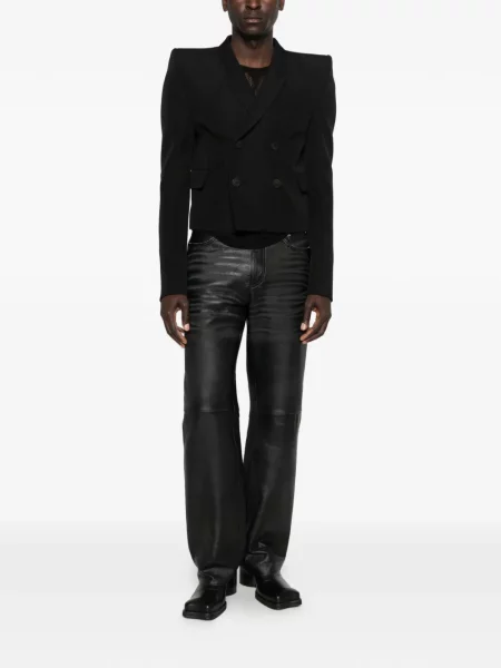 Двуреден блейзър Rick Owens черно