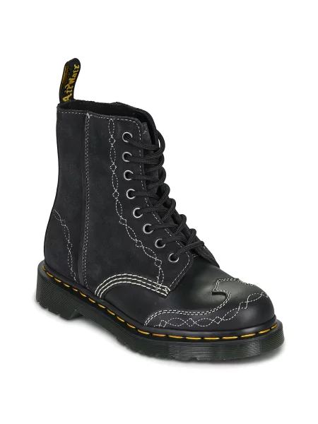 Pantofi Dr. Martens din piele de căprioară clasici negru