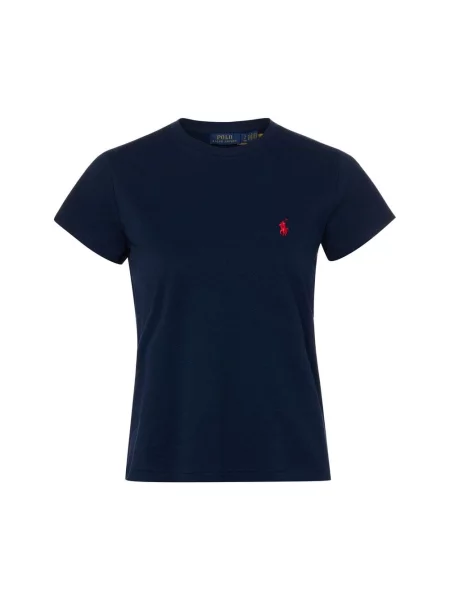 Koszulka polo Ralph Lauren z dżerseju granatowa