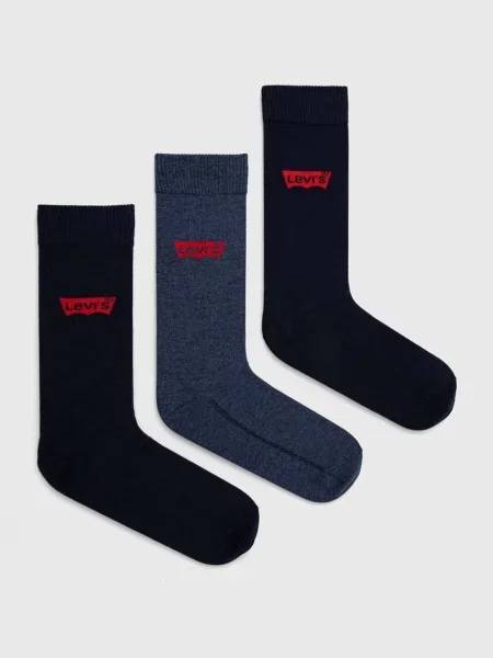 Чорапи Levi's 3 броя синьо