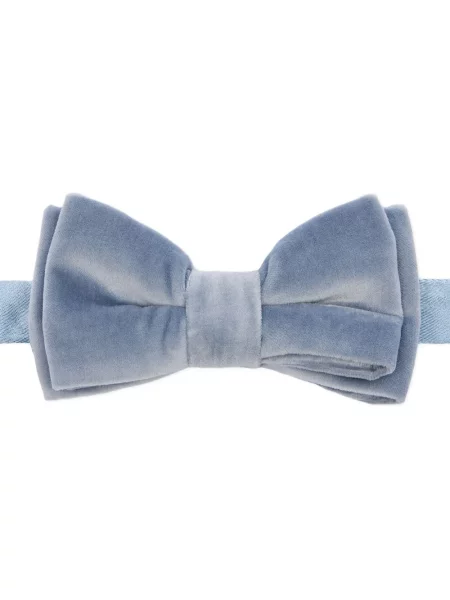 Cravată Paul Smith cu funde de catifea albastru