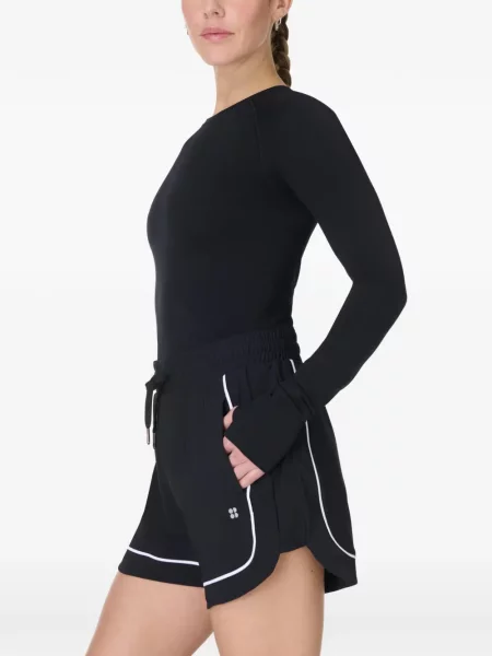 Шорти Sweaty Betty с връзки черно