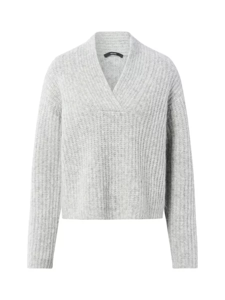 Someday sweter z dzianiny z moherem Talyna Kobiety marmurkowy 38 szary