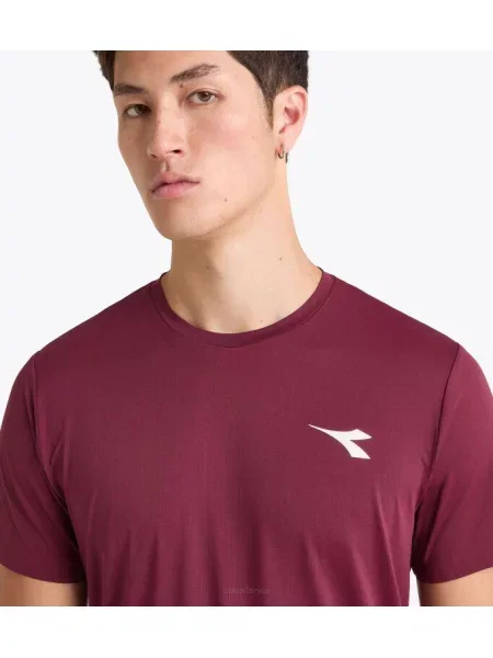 Koszulka tenisowa Diadora SS Icon czerwona