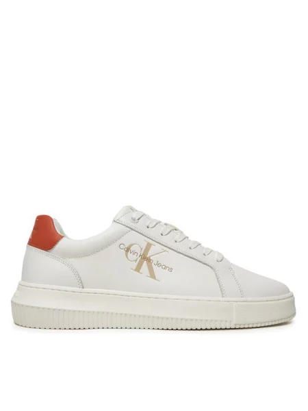 Sneakersy Calvin Klein Jeans białe