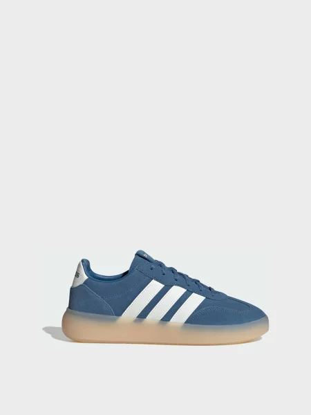 Кожаные кроссовки Adidas синие