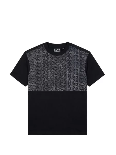 Koszulka dziecięca Ea7 Emporio Armani czarna