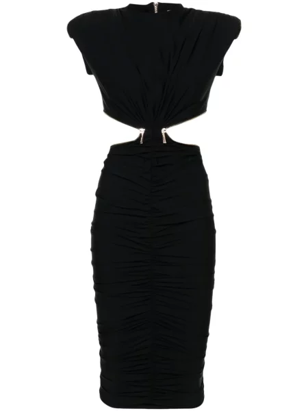 Sukienka midi Mitiliane Couture do kolan garniturowa czarna