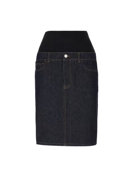 Spódnica jeansowa Coperni niebieska