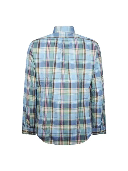 Koszula Polo Ralph Lauren w kratę niebieska