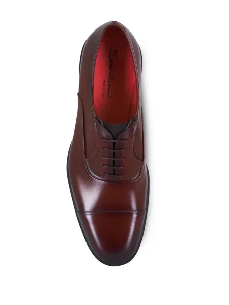Oxford Santoni din piele maro
